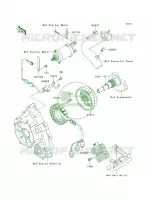 Generator voor Kawasaki Brute Force 750 4x4i 2009