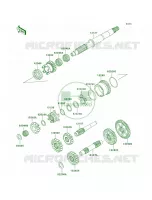 Transmission voor Kawasaki Brute Force 750 4x4i 2009