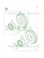 WheelsTiresD8F voor Kawasaki Brute Force 750 4x4i 2009