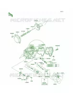 Carburetor Parts voor Kawasaki Brute Force 650 4x4 Hardwoods Green HD 2007