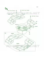 Carriers voor Kawasaki Brute Force 650 4x4 Hardwoods Green HD 2007