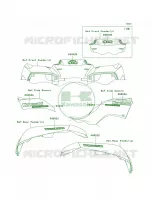 Decals voor Kawasaki Brute Force 650 4x4 Hardwoods Green HD 2007