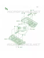 Footrests voor Kawasaki Brute Force 650 4x4 Hardwoods Green HD 2007