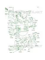 Front Fenders voor Kawasaki Brute Force 650 4x4 Hardwoods Green HD 2007