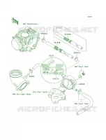 Fuel Pump voor Kawasaki Brute Force 650 4x4 Hardwoods Green HD 2007