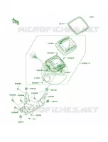 Meters voor Kawasaki Brute Force 650 4x4 Hardwoods Green HD 2007