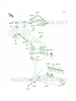 Mufflers voor Kawasaki Brute Force 650 4x4 Hardwoods Green HD 2007