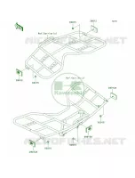 ReflectorsCN voor Kawasaki Brute Force 650 4x4 Hardwoods Green HD 2007