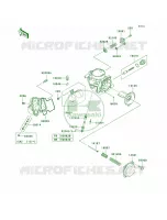 Carburetor Parts voor Kawasaki Brute Force 750 4x4i 2007