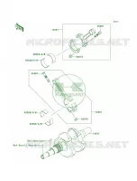 Crankshaft voor Kawasaki Brute Force 750 4x4i 2007
