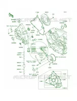 Engine Covers voor Kawasaki Brute Force 750 4x4i 2007