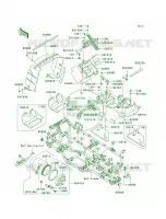 Frame Fittings voor Kawasaki Brute Force 750 4x4i 2007