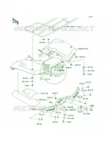 Rear Fenders voor Kawasaki Brute Force 750 4x4i 2007
