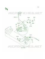 Brake Pedal voor Kawasaki Brute Force 650 4x4 Hardwoods Green HD 2006