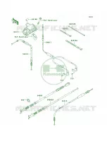 Cables voor Kawasaki Brute Force 650 4x4 Hardwoods Green HD 2006