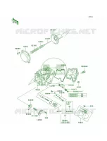 Carburetor Parts voor Kawasaki Brute Force 650 4x4 Hardwoods Green HD 2006