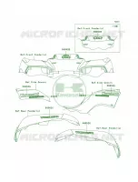 Decals voor Kawasaki Brute Force 650 4x4 Hardwoods Green HD 2006