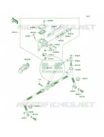 Front Master Cylinder voor Kawasaki Brute Force 650 4x4 Hardwoods Green HD 2006