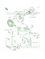 Generator voor Kawasaki Brute Force 650 4x4 Hardwoods Green HD 2006