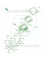 Meters voor Kawasaki Brute Force 650 4x4 Hardwoods Green HD 2006