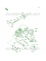 Carburetor Parts voor Kawasaki Brute Force 650 4x4 2005