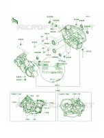 Crankcase voor Kawasaki Brute Force 650 4x4 2005
