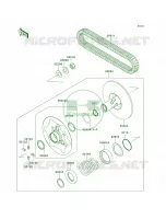 Driven ConverterDrive Belt voor Kawasaki Brute Force 650 4x4 2005