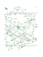 Frame Fittings voor Kawasaki Brute Force 650 4x4 2005