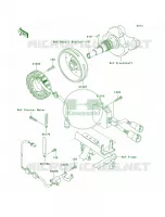 Generator voor Kawasaki Brute Force 650 4x4 2005