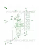 Shock Absorbers voor Kawasaki Brute Force 650 4x4 2005