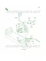 Brake Pedal voor Kawasaki Brute Force 650 4x4 2005