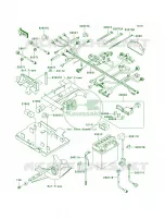 Chassis Electrical Equipment voor Kawasaki Brute Force 650 4x4 2005