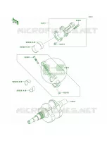 Crankshaft voor Kawasaki Brute Force 650 4x4 2005
