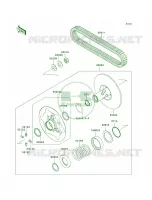 Driven ConverterDrive Belt voor Kawasaki Brute Force 650 4x4 2005
