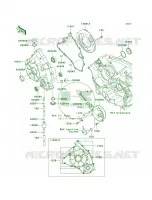 Engine Covers voor Kawasaki Brute Force 650 4x4 2005