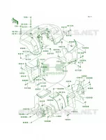 Front Fenders voor Kawasaki Brute Force 650 4x4 2005