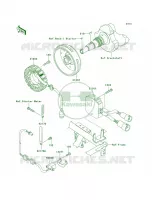 Generator voor Kawasaki Brute Force 650 4x4 2005