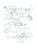 Labels voor Kawasaki Brute Force 650 4x4 2005