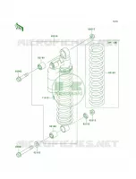 Shock Absorbers voor Kawasaki Brute Force 650 4x4 2005