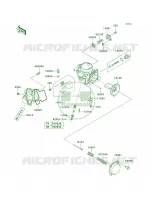Carburetor Parts voor Kawasaki Brute Force 750 4x4i 2005
