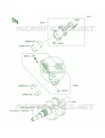 Crankshaft voor Kawasaki Brute Force 750 4x4i 2005