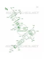 CylinderPistons voor Kawasaki Brute Force 750 4x4i 2005