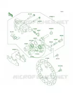 Front Brake voor Kawasaki Brute Force 750 4x4i 2005