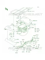 Rear Fenders voor Kawasaki Brute Force 750 4x4i 2005