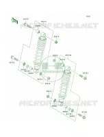 Shock Absorbers voor Kawasaki Brute Force 750 4x4i 2005