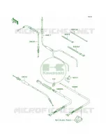 Cables voor Kawasaki Brute Force 750 4x4i Hardwoods Green HD 2005