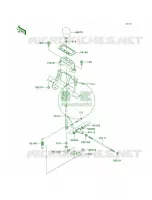 Control voor Kawasaki Brute Force 750 4x4i Hardwoods Green HD 2005