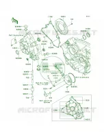 Engine Covers voor Kawasaki Brute Force 750 4x4i Hardwoods Green HD 2005