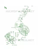 Gear Change Mechanism voor Kawasaki Brute Force 750 4x4i Hardwoods Green HD 2005