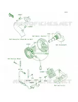 Generator voor Kawasaki Brute Force 750 4x4i Hardwoods Green HD 2005